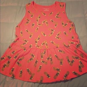Lane Bryant Pineapple Tank top sz 14/16